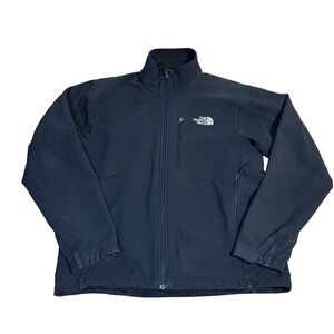 The North Face Mens Apex Bionic Softshell Jacket Black Size Medium M Full Zip